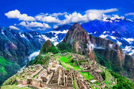 L'ancienne ville de Machu Picchu