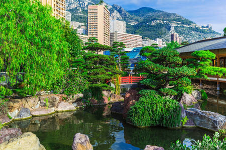 Japonská záhrada v Monte Carle