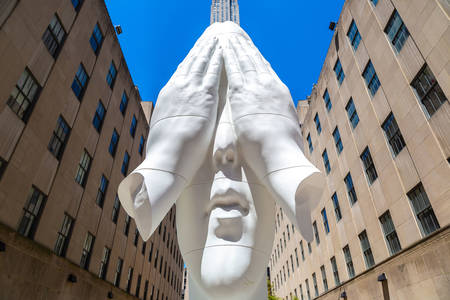 Skulptur im Rockefeller Center