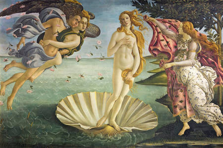 Sandro Botticelli: "De geboorte van Venus"