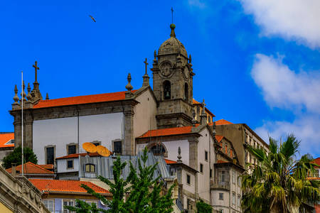 Architektura domů ve městě Porto