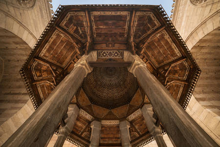 Sultan Barkuk cami-medresesinin tavanı