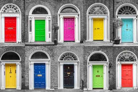 Uși colorate Dublin