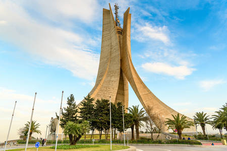 Monument voor glorie en martelaarschap in Algerije
