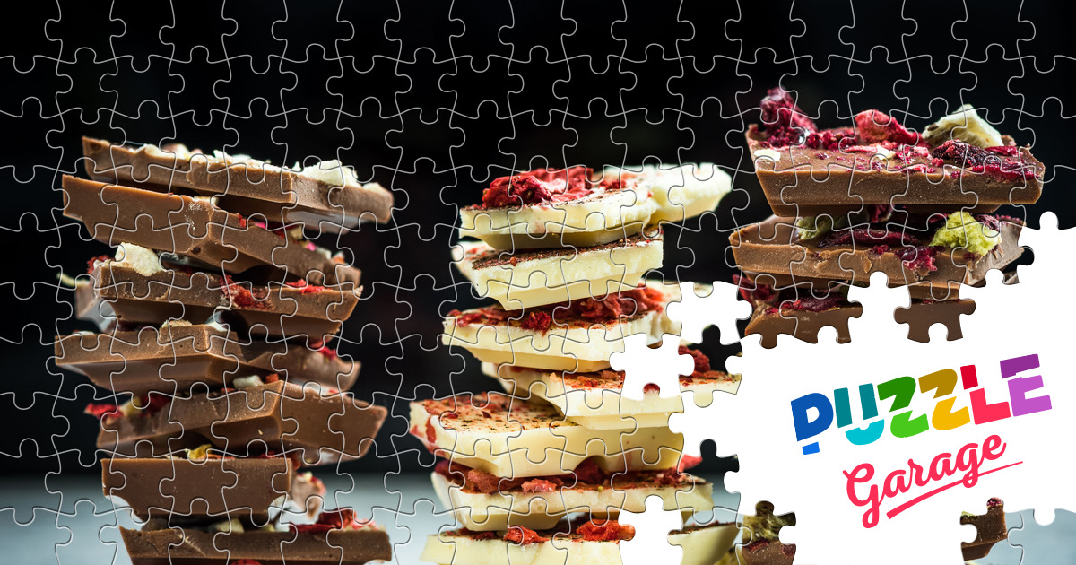 Čokoláda s bobulemi Puzzle Domov Jídlo Puzzle Garage