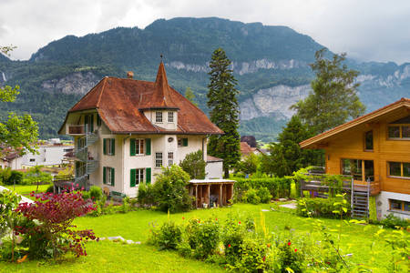 Maison suisse traditionnelle