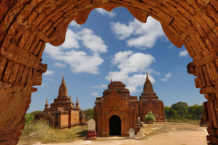 Tempels en pagodes in Bagan