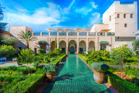 Geheimer Garten in Marrakesch