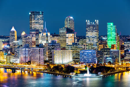 Pittsburgh på natten