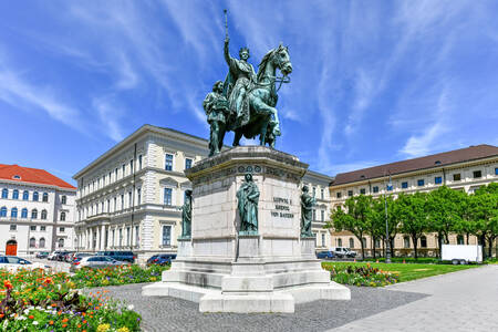 Monument till kung Ludwig I i München