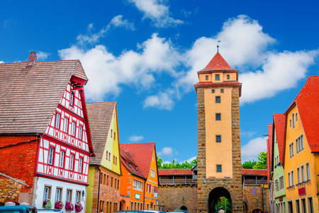 Věž v Rothenburg ob der Tauber