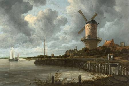 Jacob van Ruisdael: "Veterný mlyn vo Wijk bij Duurstede"