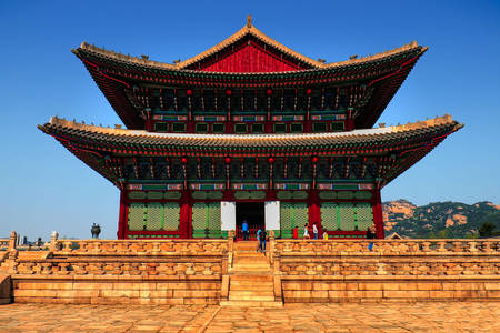 Αίθουσα θρόνου στο Gyeongbokgung