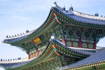 Palác Gyeongbokgung v Soulu