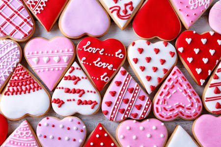 Cookies pour les vacances de l'Amour