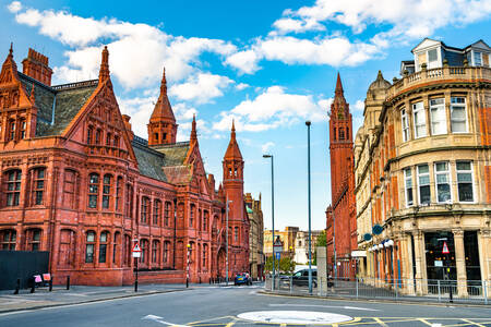 Edifícios históricos em Birmingham