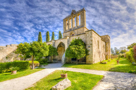 Kloosterkerk in de abdij van Bellapais