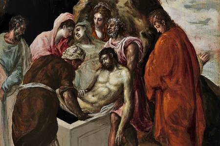El Greco: "De graflegging van Christus"