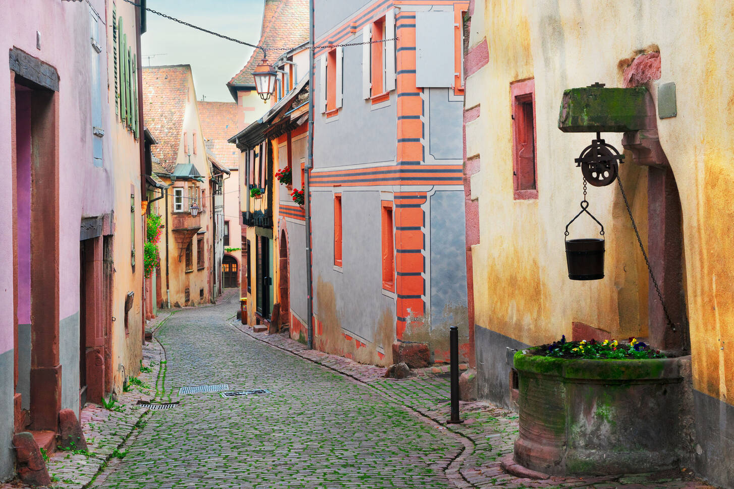 Streets Of Riquewihr Jigsaw Puzzle Countries France Puzzle Garage