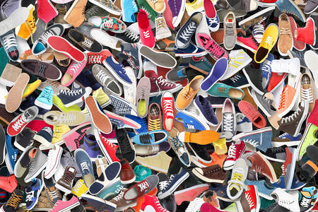 Coleção de sapatos