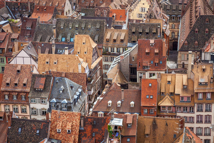 Rooftops in Strasbourg
