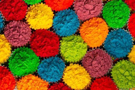 Разноцветный порошок Холи