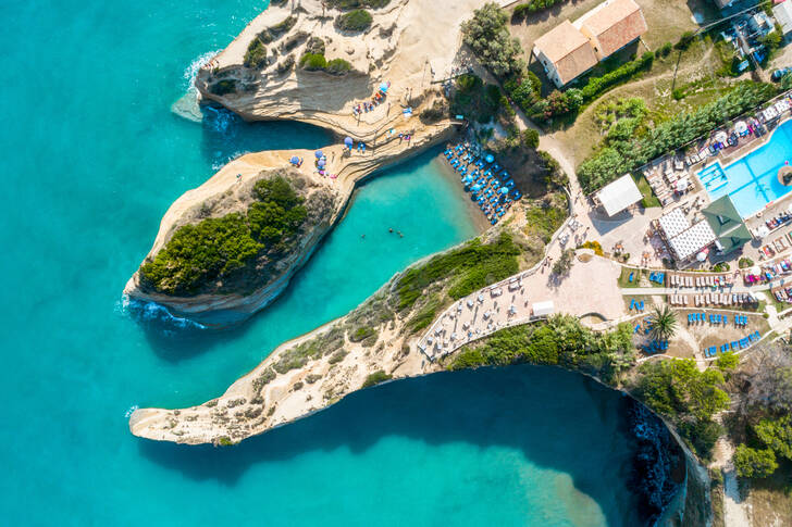 ön Korfu, Grekland