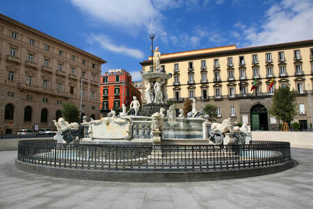 Fountain of Neptune in Naples
