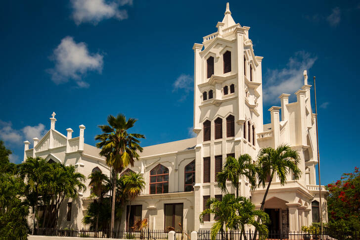 Kostel v Key West na Floridě