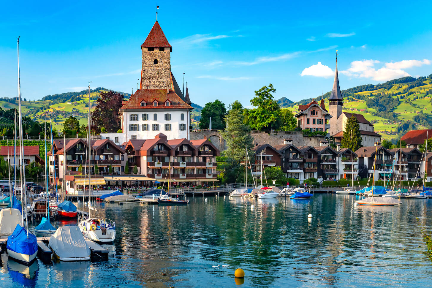 Harbor in Spiez Jigsaw Puzzle (Countries, Switzerland) | Puzzle Garage