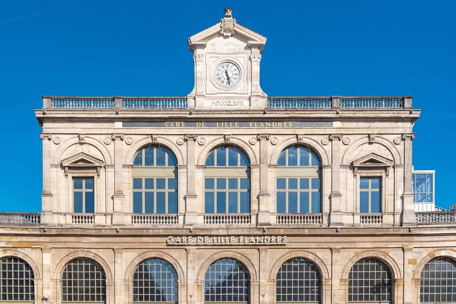 A Lille-Europe állomás homlokzata