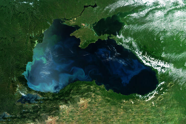 Pogled s vrha na Crno more