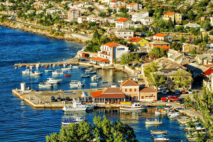 Marina on the Adriatic coast
