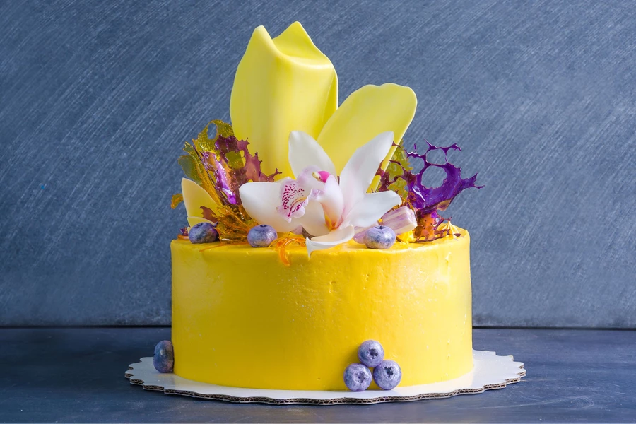 Gele cheesecake