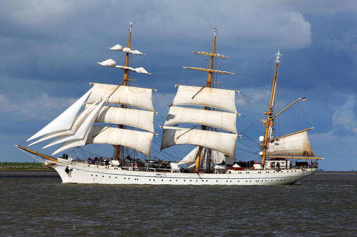 The old sailing ship Gorch Fock