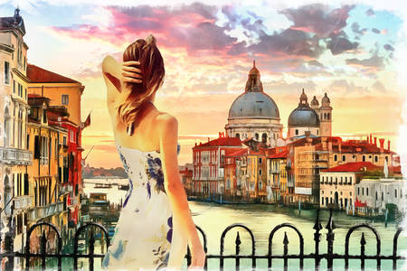 Dívka v Benátkách