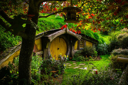 Pueblo de Hobbiton en Nueva Zelanda