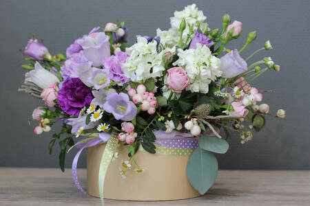 Flowers in a box