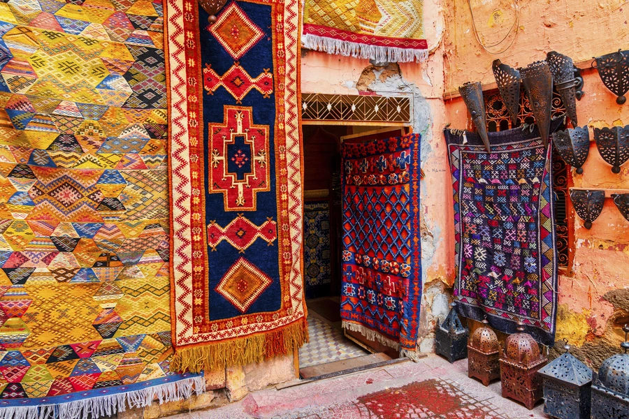 Tapis marocains tissés à la main