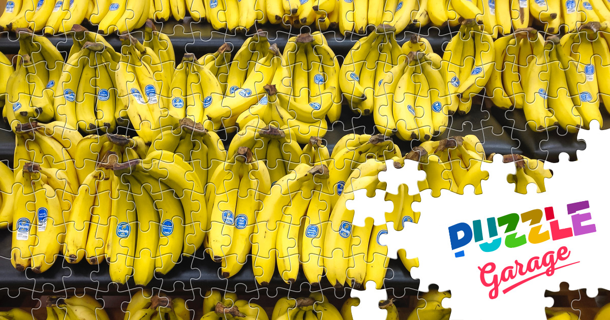 Bananas Jigsaw Puzzle (Plants, Fruits) Puzzle Garage