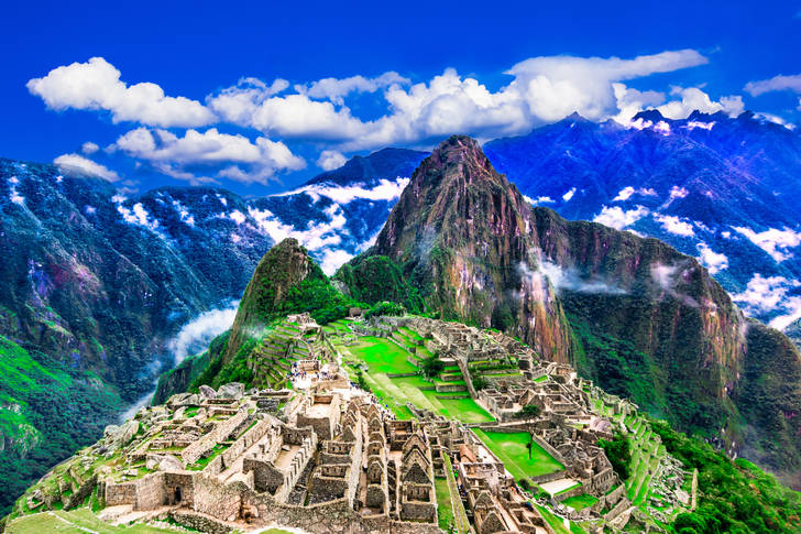 The ancient city of Machu Picchu