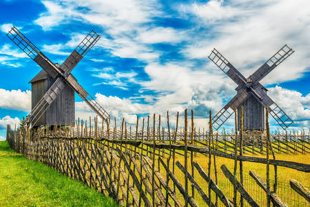 Windmills on Saaremaa
