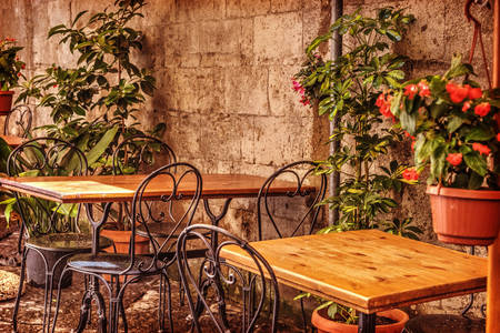 Street cafe in Sorrento