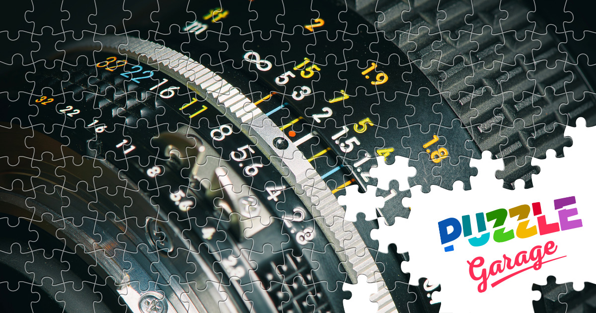 Camera lens Jigsaw Puzzle (Stuff, Foto cameras) Puzzle Garage