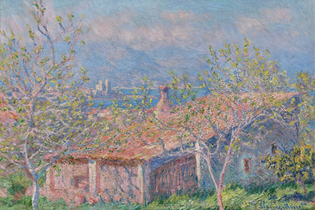 Claude Monet: "Antibes-i kertész ház"