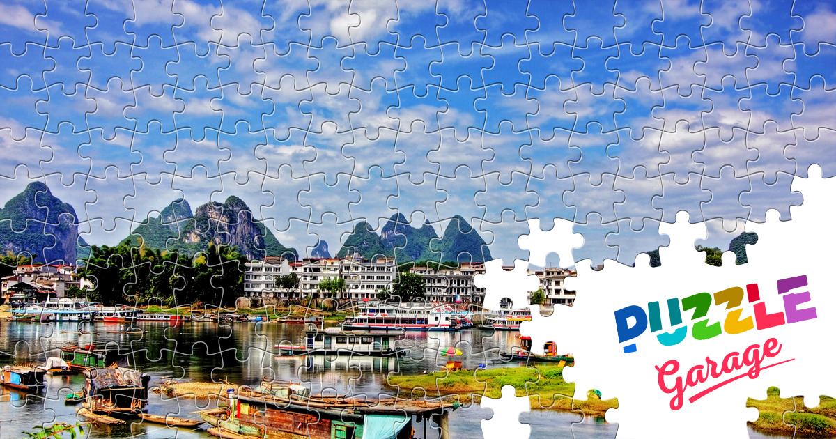 Yangshuo Jigsaw Puzzle Countries China Puzzle Garage