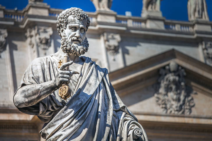 Statue of the Apostle Peter in St. Peter's Basilica