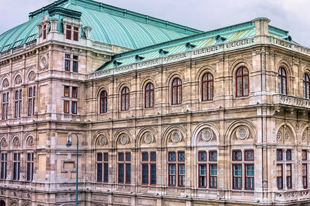 Fasaden av Wiens statsopera