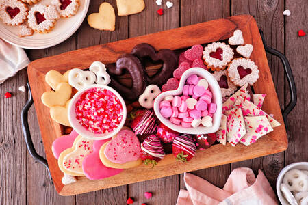 Słodycze na Walentynki