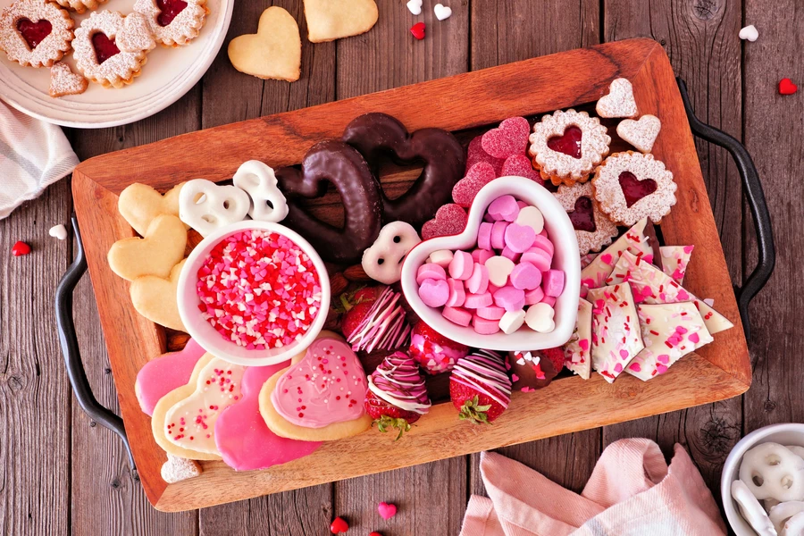 Dulces para el día de los enamorados